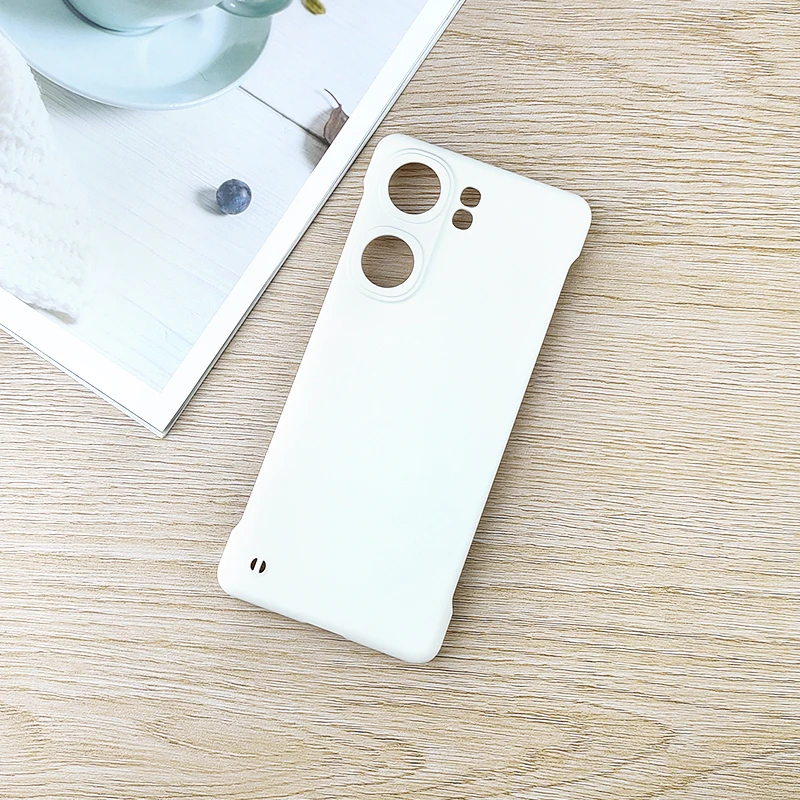 Frameless Slim Matte Shockproof Back Cover