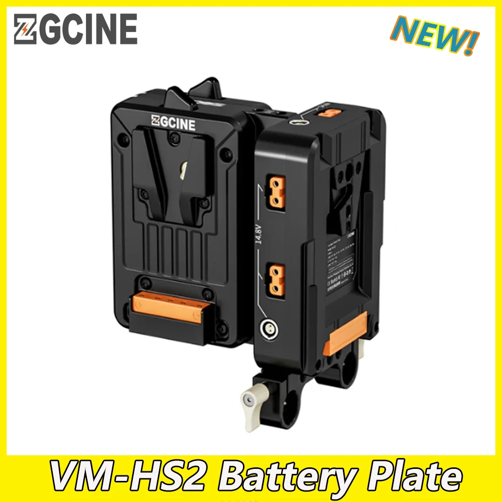 

ZGCINE VM-HS2 Hot Swap/Shark Fin Dual Micro V Mount поддерживает выходы Hot Swap, 10 выходных портов, управление мощностью одним нажатием