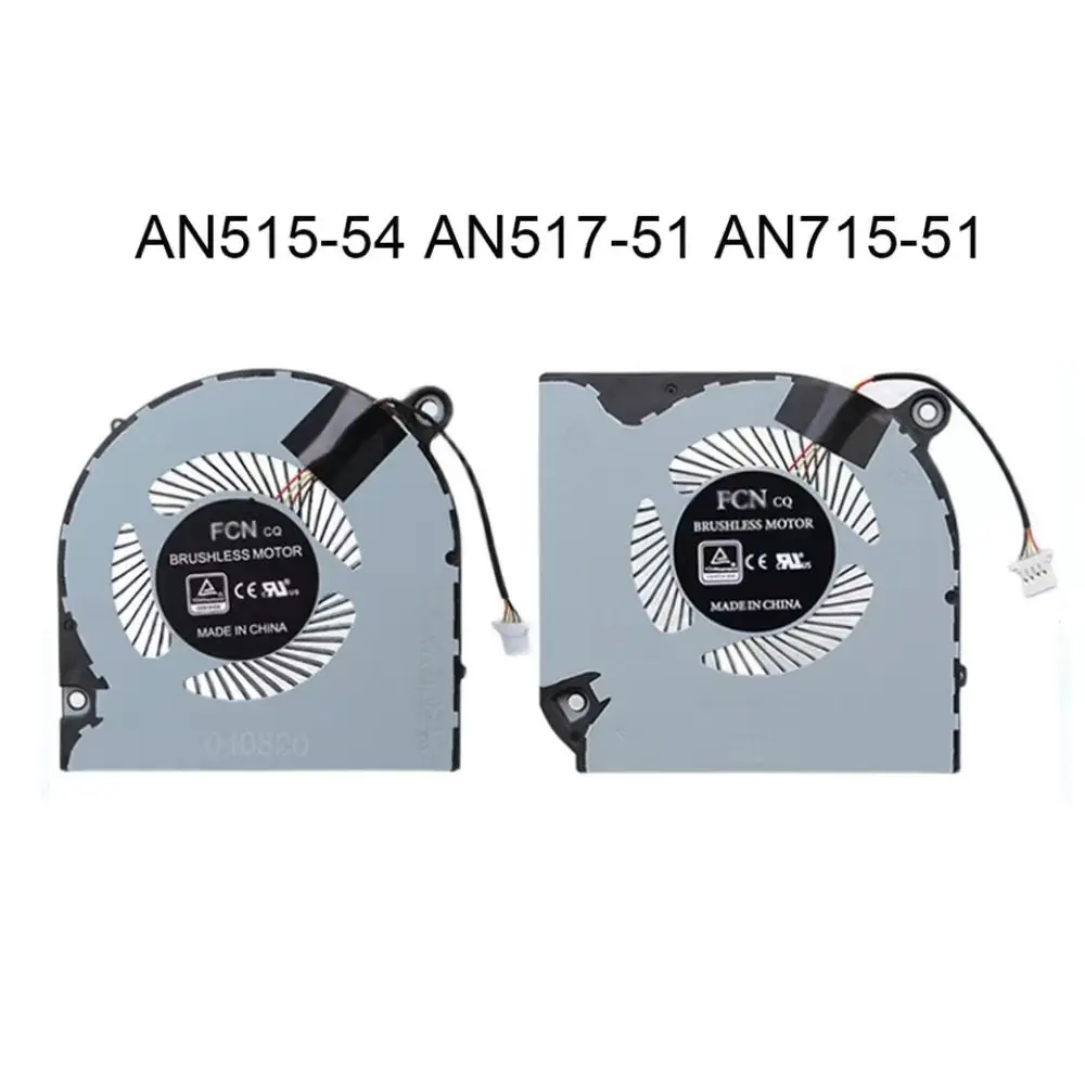 5V Computer Cooler Gpu Cpu Ventola Di Raffreddamento Per Acer Nitro 5 An515-43 An515-54 An517-51 Nitro7 An715-51 Notebook Pc Ventole Radiatore Nuovo