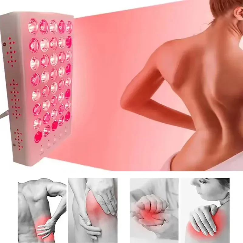 NEW LED Red Light Therapy Panel Lamp for Facial Anti Aging Skin Care Beauty 660nm& 850nm Light Body Pain Relief Physical Therapy