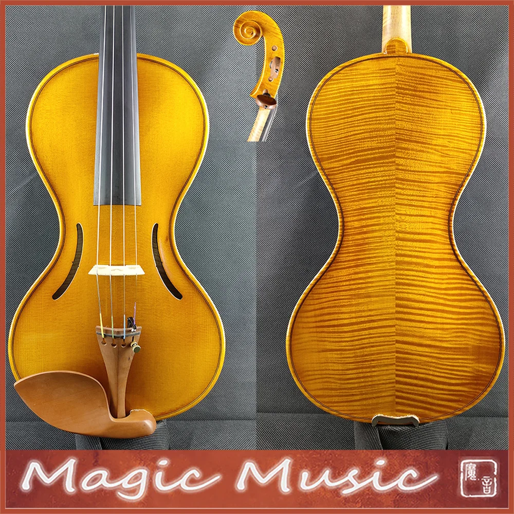 Rare Paris 1819 Copy of the lab. Georges Chanot Violin 4/4 Size #3215 Hand Made Oil Varnish Professional Violine acoustic violin