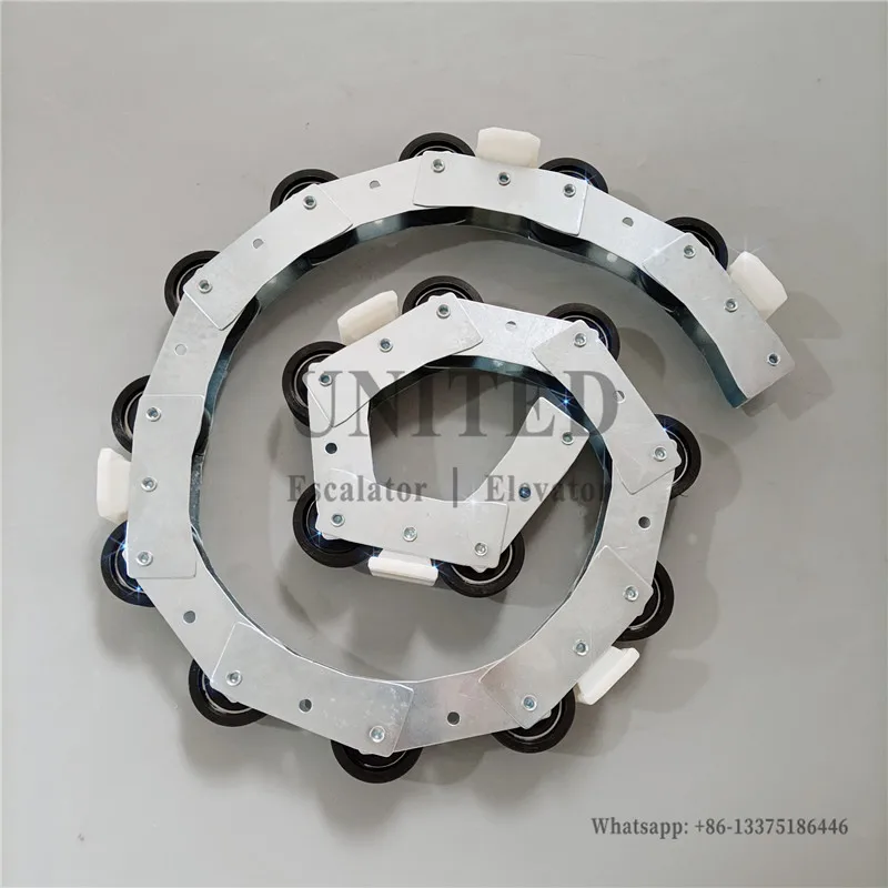 17 Rollers SEH498347 Escalator Handrail Newel Chain