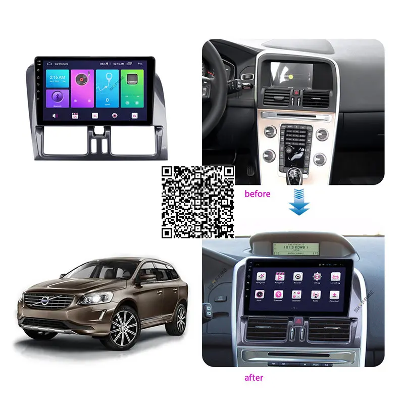 

For Volvo XC60 2008-2017 Car Radio Stereo Android Multimedia System GPS Navigation DVD Player