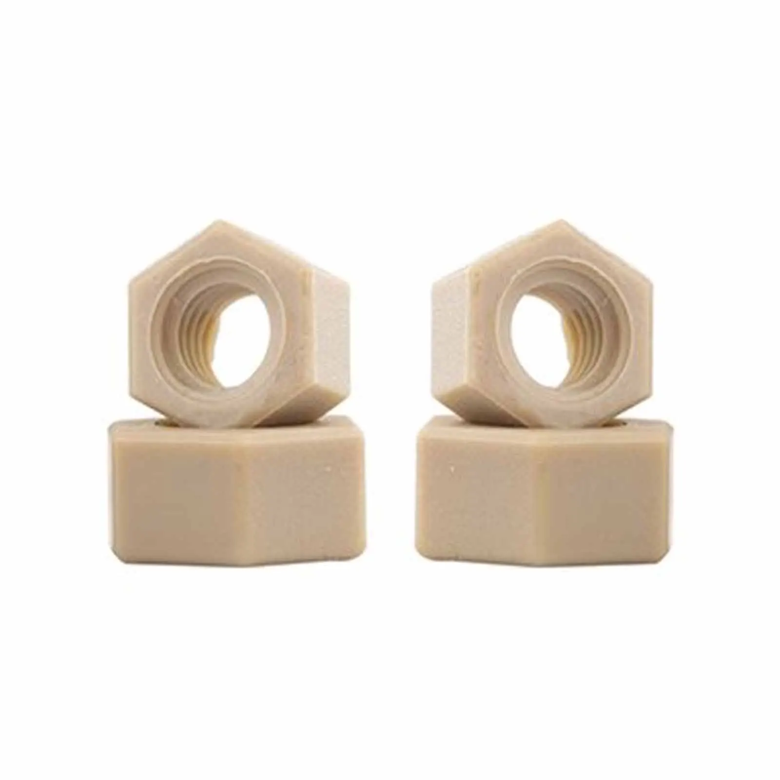 1pc M2 M2.5 M3 M4 M5 M6 M8 M10 M12 M14 M16 M20 PEEK High-strength High-temperature Resistant Insulation Plastic Hex Hexagon Nut
