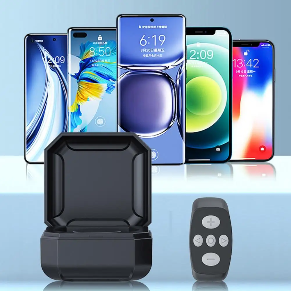 Wireless Remote Control Effortless Page Turning Stunning Photos/Videos Multi-purpose Bluetooth-compatible 5.3 Remote Control