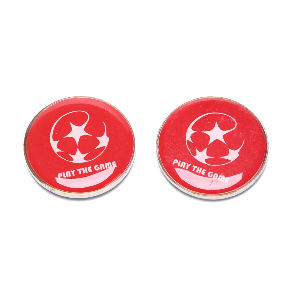 1X Sport Calcio Calcio Campione Pick Edge Finder Coin Toss Arbitro Moneta Laterale