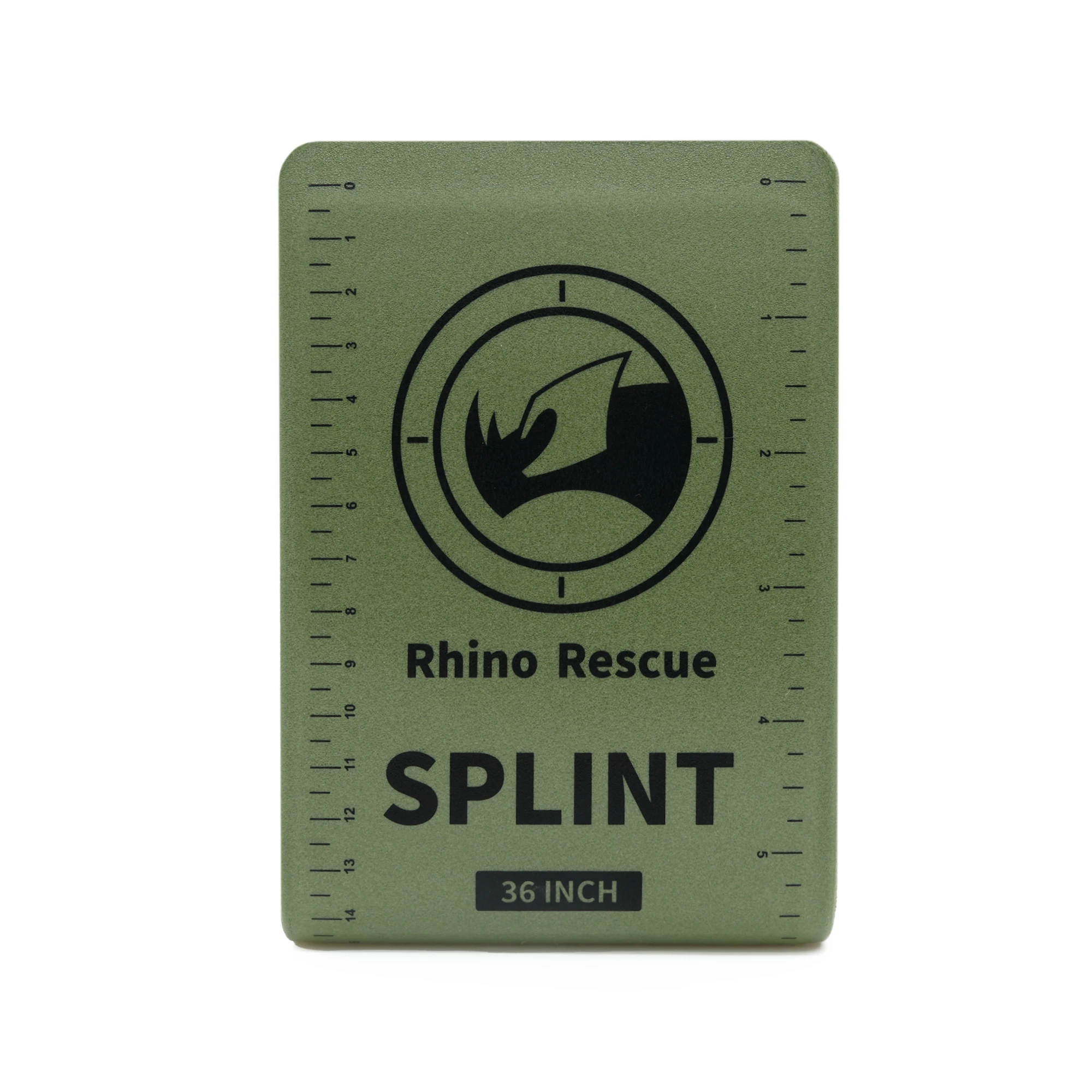 Compact First Aid Splint for Bone Support and Emergency Preparedness, 36 X 4.3, Green-Gray
