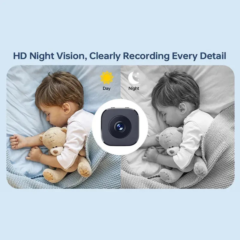 Camera WiFi Wireless Remote Monitoring Camera 6K Mini Security Camera Children and Pets Night Vision Surveillance Smart Home 6