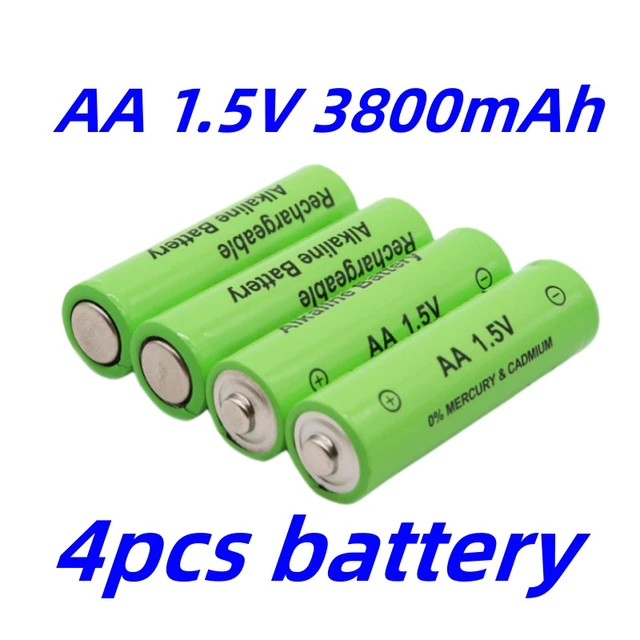12pc 3800mAh AA Rechargeable Battery NI-MH 1.2V Camera Remote