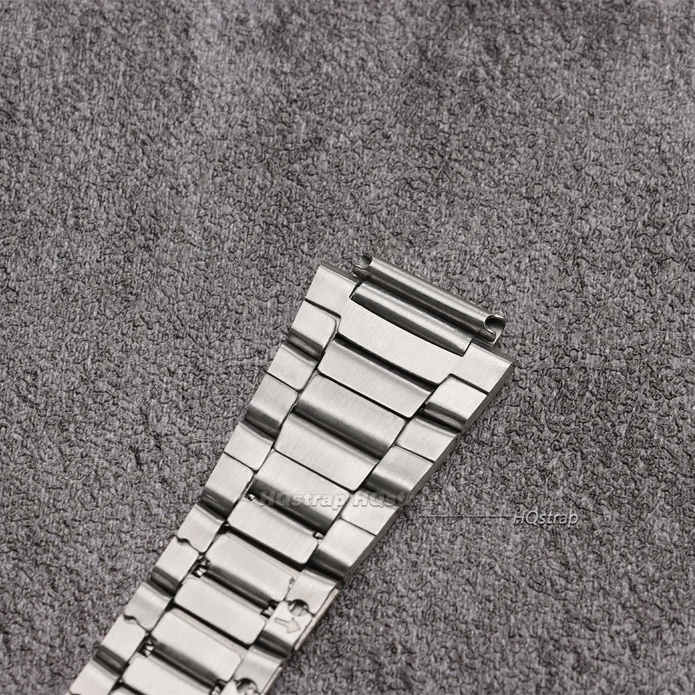 Slim 18mm Stainless Steel Metal Watchband Bracelet