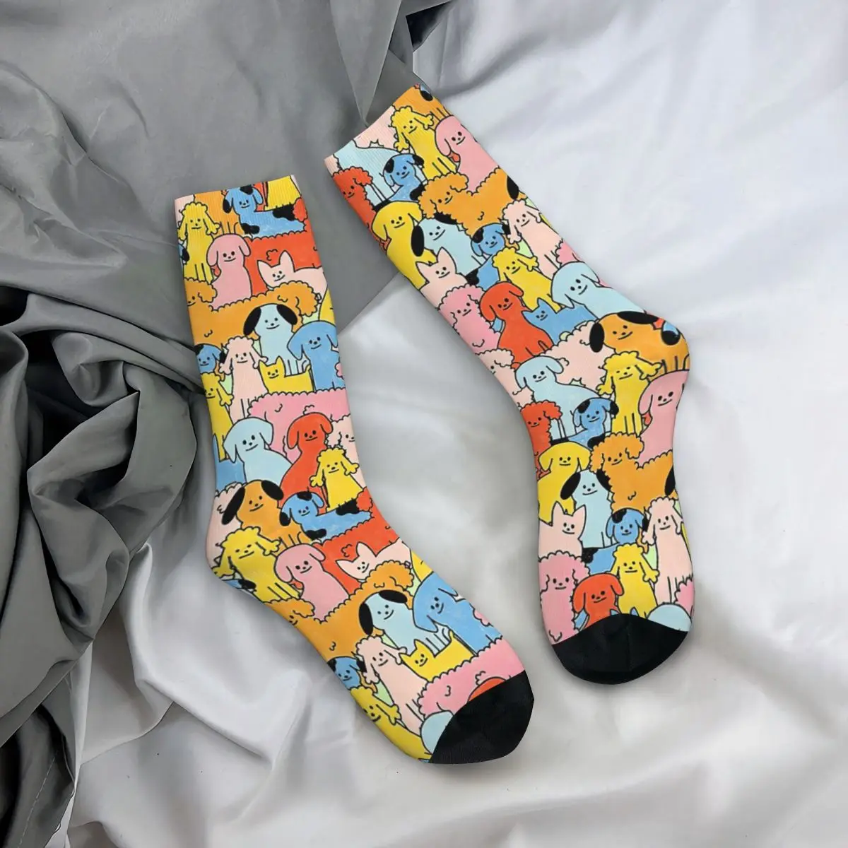 Pup Rally - The Peach Fuzz Adult Socks,Unisex socks,men Socks women Socks