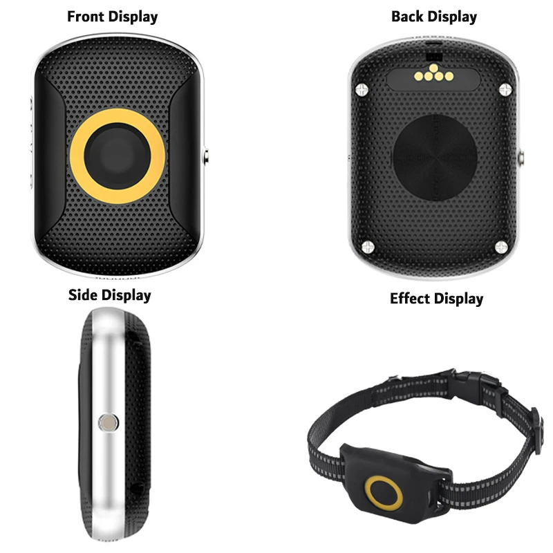 4G Dog GPS Tracker for Pet Locator Collar Anti-Lost Alarm Tag Smart GPS Tracking Device Voice Monitor for Car Child Elder Finder