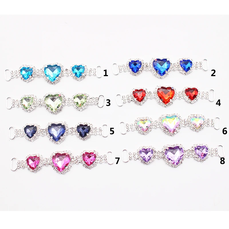 

The New 3-Piece Peach Heart Chain Is Used For Decoration, Clothing, Wedding Invitation, Bikini Swimwear Chain