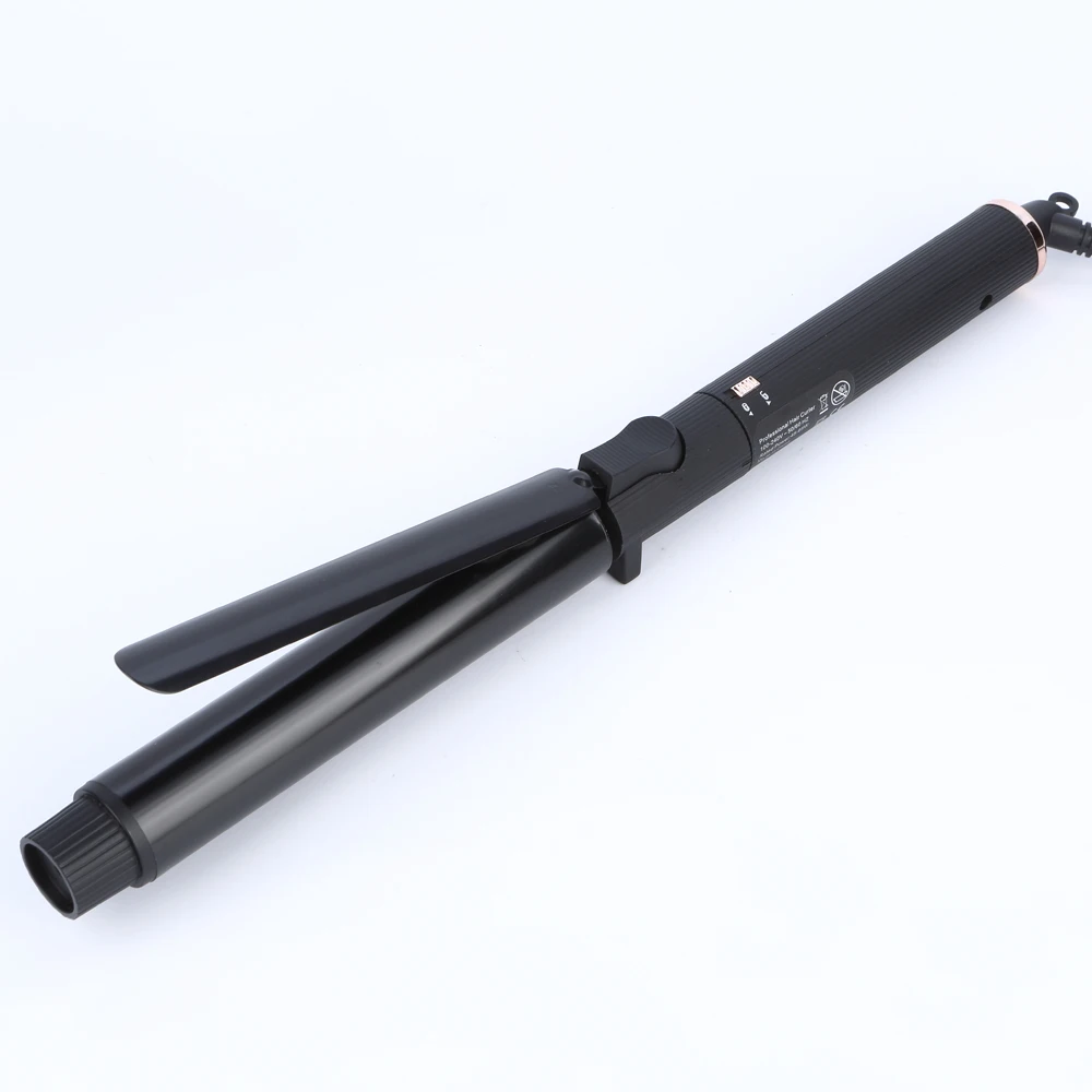 Professional Rotating Curling Iron Nano Titanium Black Hair Curler with LED Digital Temperature Display hair curler,hair iron