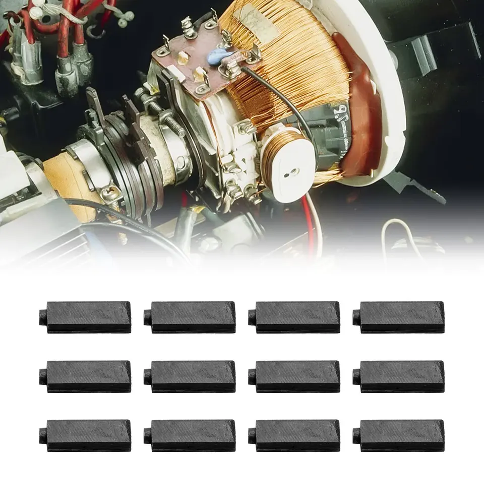 Set 4 Spazzole Di Carbone Per Motore Lavatrice - 5x12,5x37 Mm - Compatibili Siemens E Bosch (rif. 00154740)