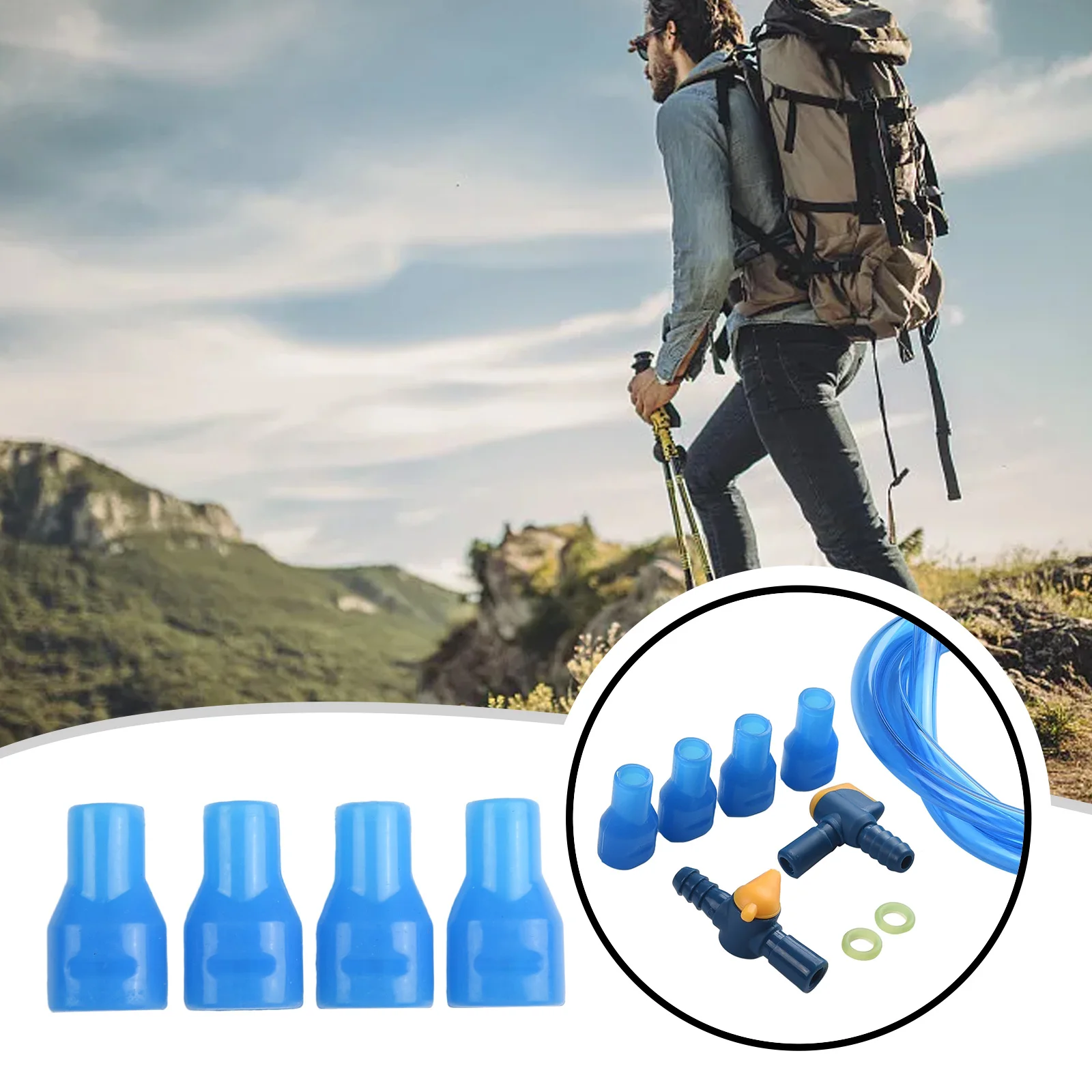 

Увлажняющий питьевой пакет, питьевой шланг 3 фута + мундштук, клапан для резервуара для воды, сменная Питьевая трубка и клапан для укуса