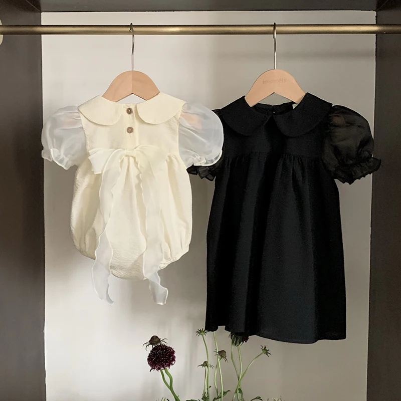 Sisters Dress Baby Girl Birthday Romper Outfits Princess Wedding Bridesmaid  Wear Evening Party Dresses Summer Toddler Clothes - AliExpress 1501
