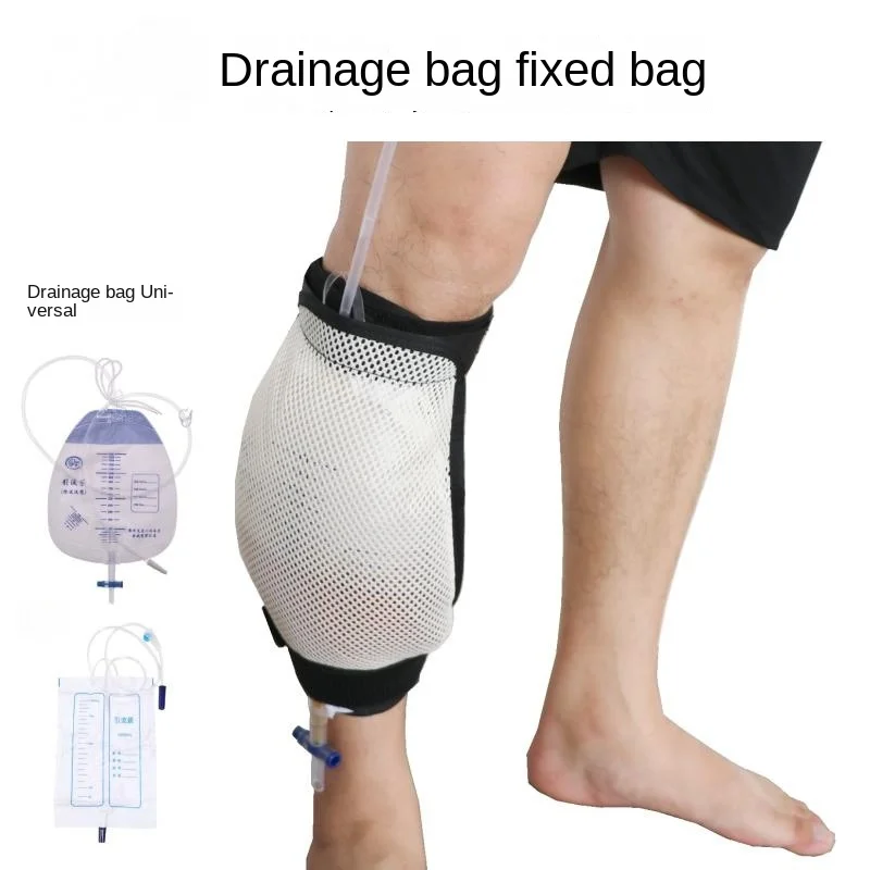 

Patient Adjustable Urine Drainage Bag Holder Fixed Elderly Urination Big Capacity Breathable Urination Leg Drainage Bag