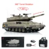 Heng Long 1/16 RC Battle Tank IDF Merkava MK IV 3958 Turret 360° Rotating Model Toucan Barrel Recoil BB Shooting Smoke Unit Toys 1
