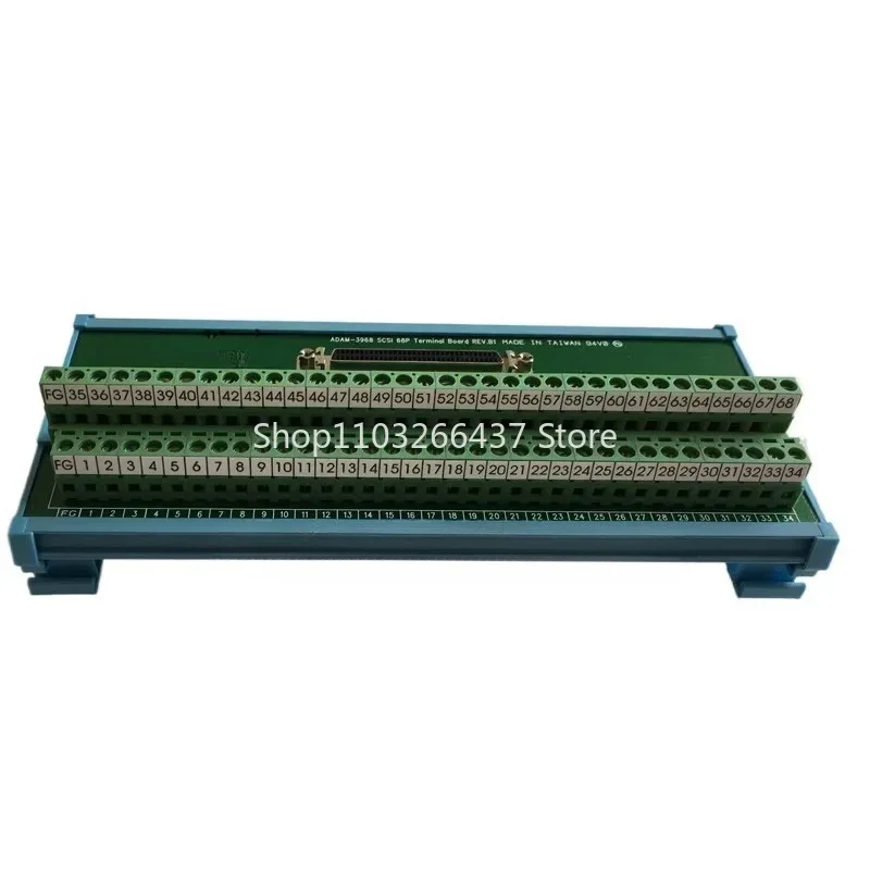 

Advantech ADAM-3968 Клеммная колодка стандартная DIN-рейка 68 Pin SCSI аутентичная