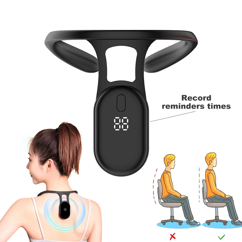 

New Body Shaping Neck Instrument Mericle Portable Ultrasonic Lymphatic Soothing Posture Correction Vibration Reminder Device