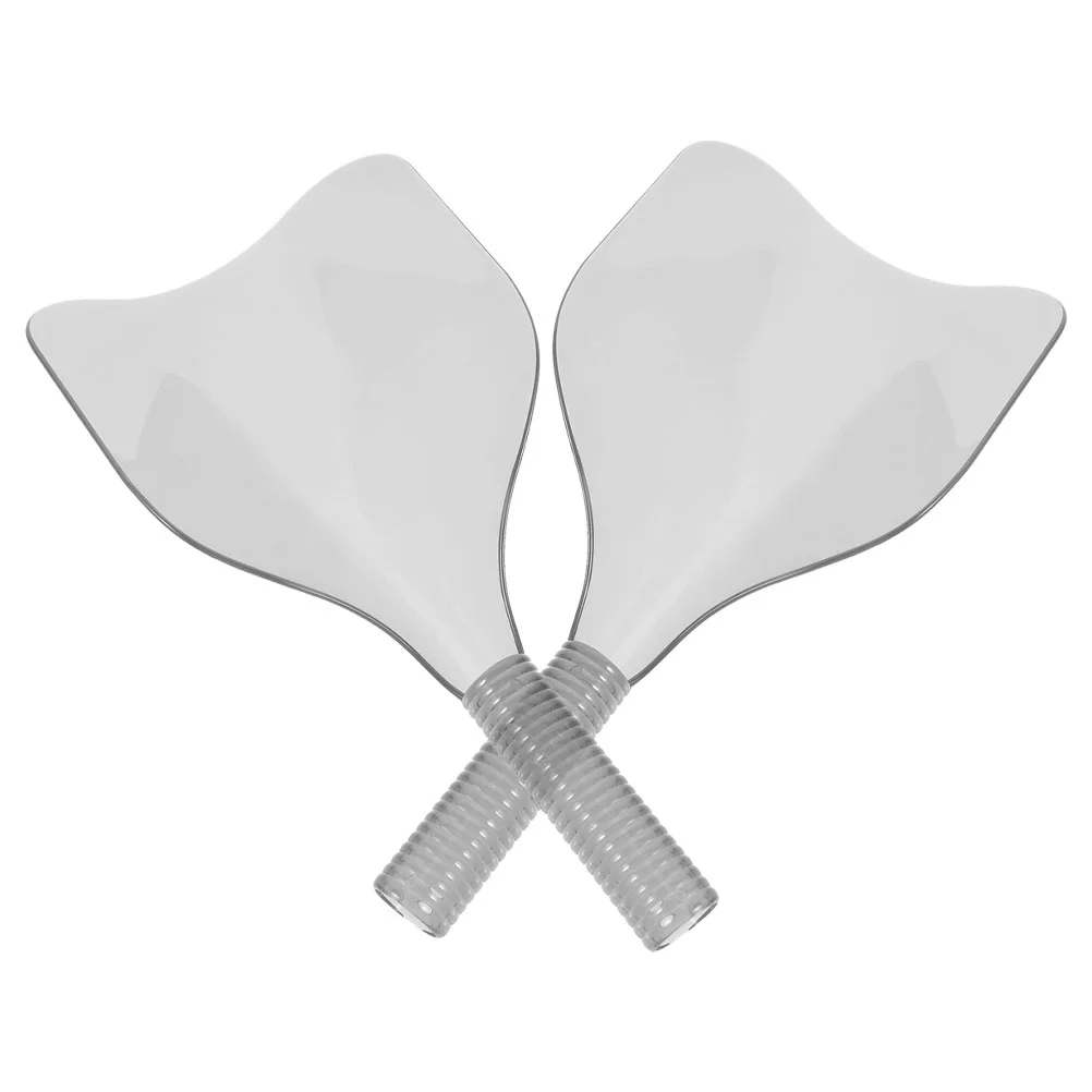 

2 Pcs Hair Mask Cutting Protector Hairspray Face for Barbershop Haircut Cover Facial Bangs Shield The Pet Hairdressing