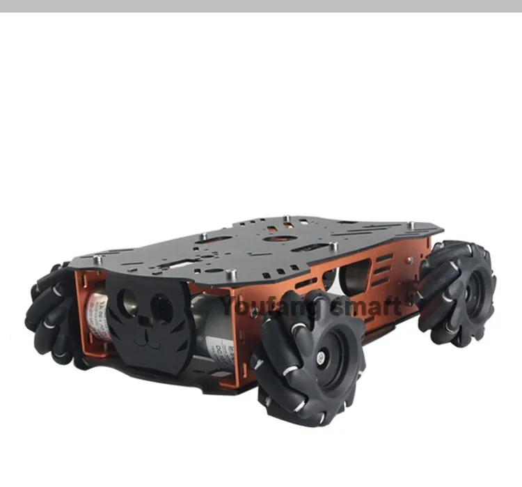 20kg Last 4 stücke Omni Rad 65mm Mecanum Rad 4/5/6mm Kupplung Agv Rad für Arduino Himbeer Pi Roboter Auto DIY Teil Ros Plattform – Detail 14