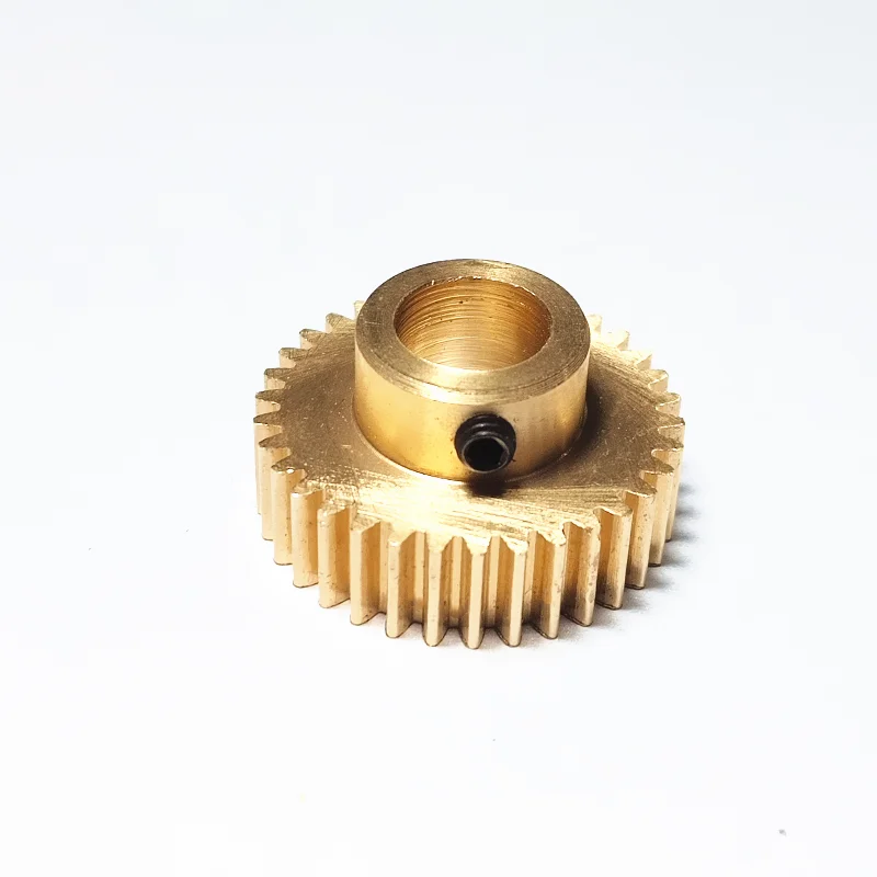 Convex Step Copper Involute Cylindrical Gear Tooth 0.8 Mod 30t 31t 32t 33t 34t 35t 36t 37t 38t 39t 40t 41t 42t 43t 44t 45t Teeth
