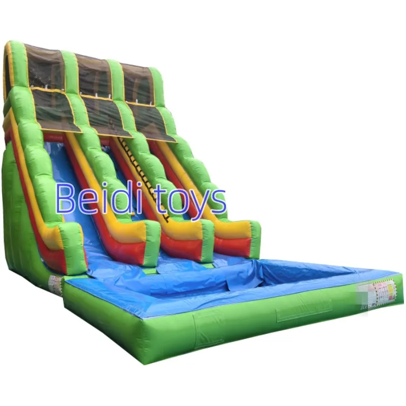 Commercial Grade Large PVC Inflatable Water Slide for Adults Monkey Bounce Slide Jumping Castles School Garden Occasions Sale!