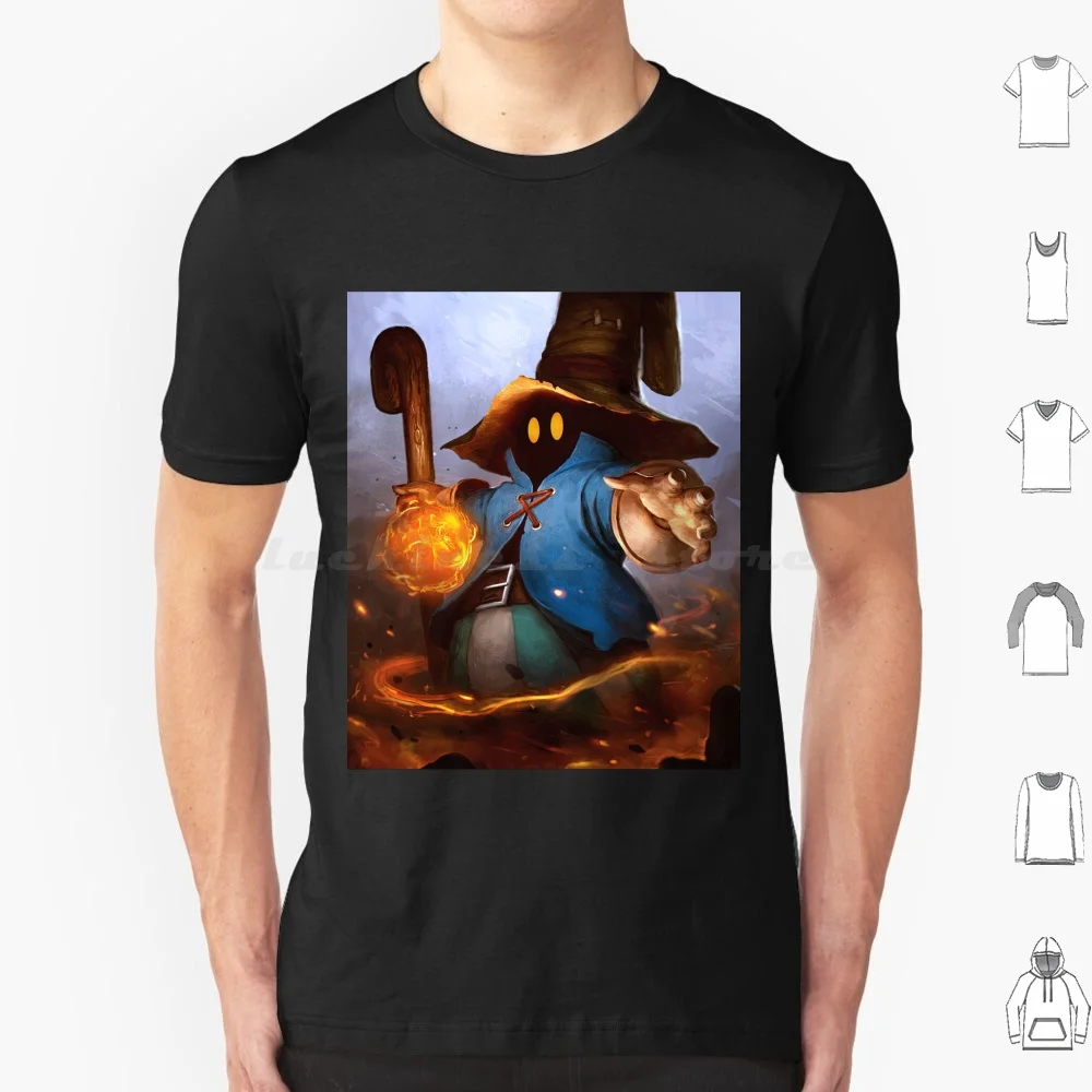 A Black Mage Vivi T Shirt Uomo Donna Bambini 6Xl Chocobo Ornitier Mage Vivi Ffix Fantasy Wizard Final Fantasy Ff9 Black Mage