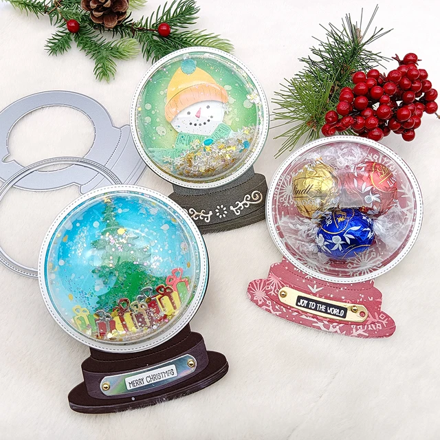 Fustelle Per Scatoline Natalizie - Metallo, Design Festivo, Per Fai Da Te E Decorazioni - Foto 8