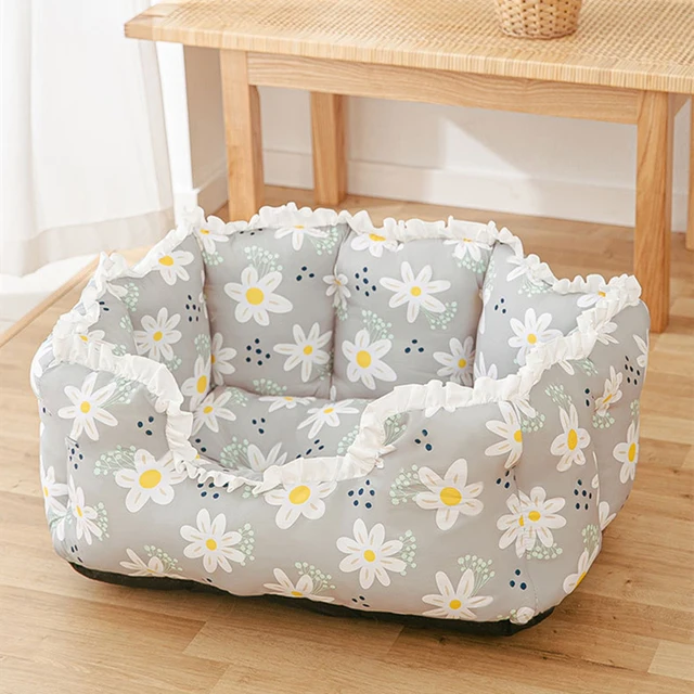 

Summer Cat Bed House Kennel Dog Bed Dog Rug Cats Bed Small Dog House Cushion Sofa Bed Cat House Pet Bed Pet Tent