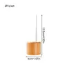 2 Pcs Solid Wood Magnetic Hydroponic Vase Durable Decorative Refrigerator Magnet Vase Shatterproof Wall Hanging Vase Kitchen 6