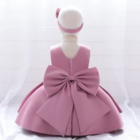 Toddler Baby Girl Birthday Princess Dresses Newborn Wedding Party Dress For Girls Infant Embroidery Bow Summer Clothes 12M 5Y 4