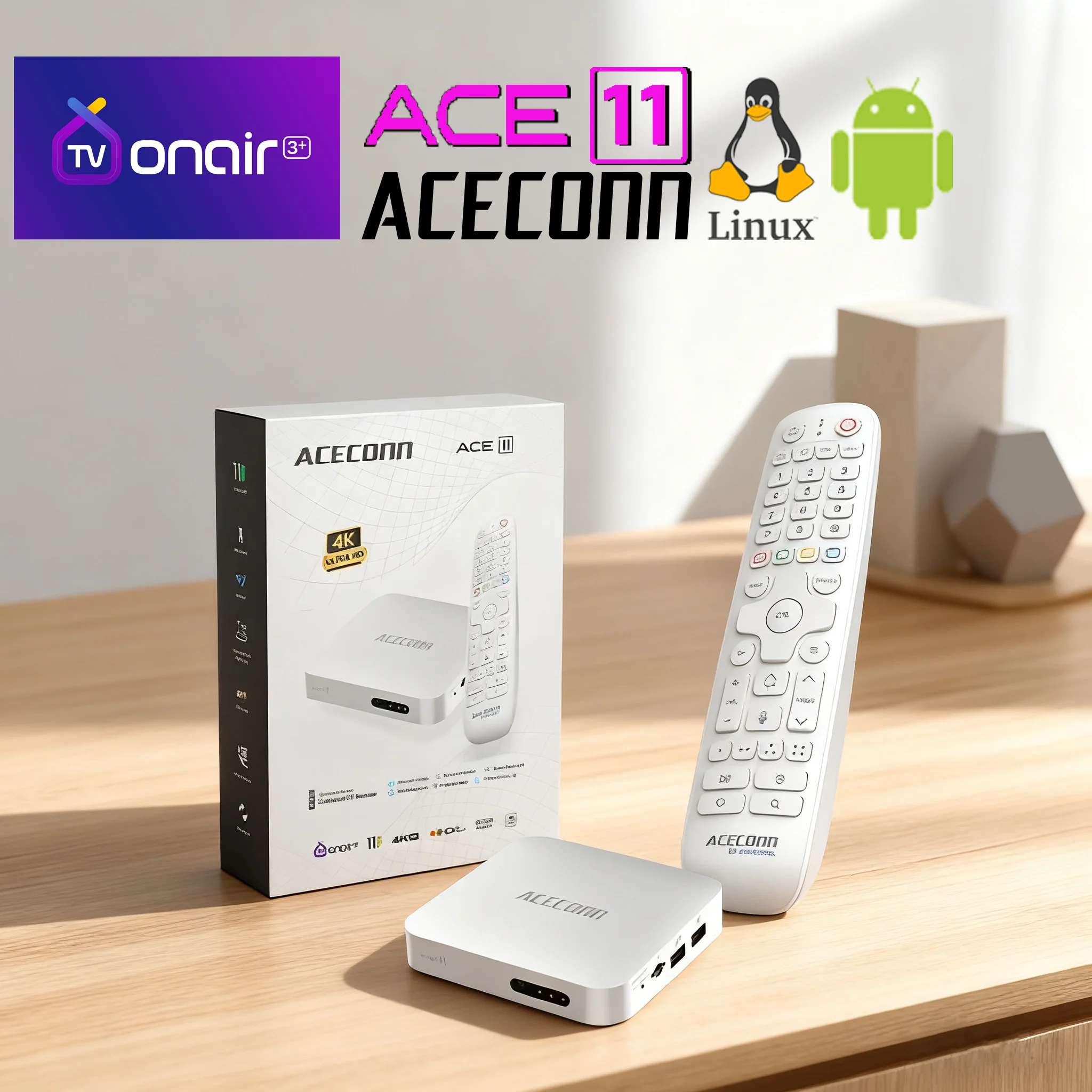 Iccon Android Box ACECONN ACE11 TV Box Streaming Box IPTV iptv abonment online 2GB 32GB ...
