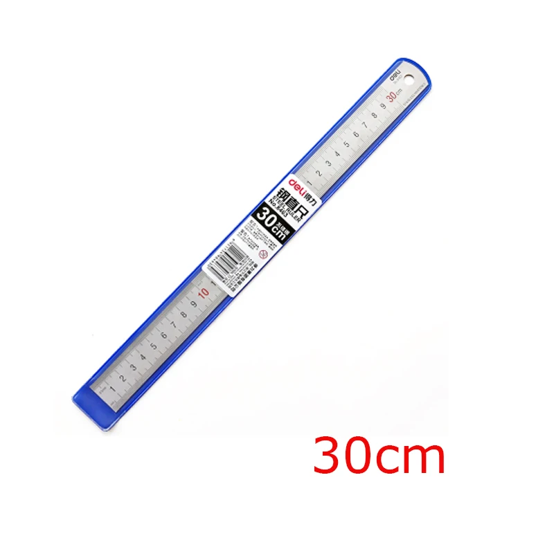 Precision Stainless Steel Metric Ruler for Professional Measuring and Drawing