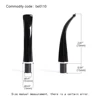 MUXIANG 1pc acrylic pipe holder classic curved handle tobacco pipe holder   for 9mm filter element DIY Father Day Christmas gift 3