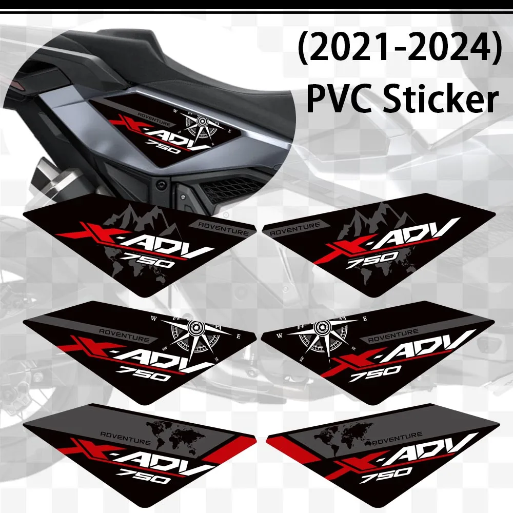 

NEW Decals For Honda X-ADV XADV X ADV 750 2021 - 2024 Motorcycle Stickers Protector Tank Pad Kit Knee Wheels Body Fender Shell