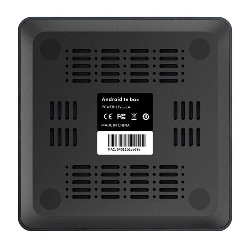 스마트 TV 박스, S9054K, 안드로이드 12, RJ45, 10M, 100M, TV98, 미디어 플레이어, 내구성 영국 플러그, 1G + 8G