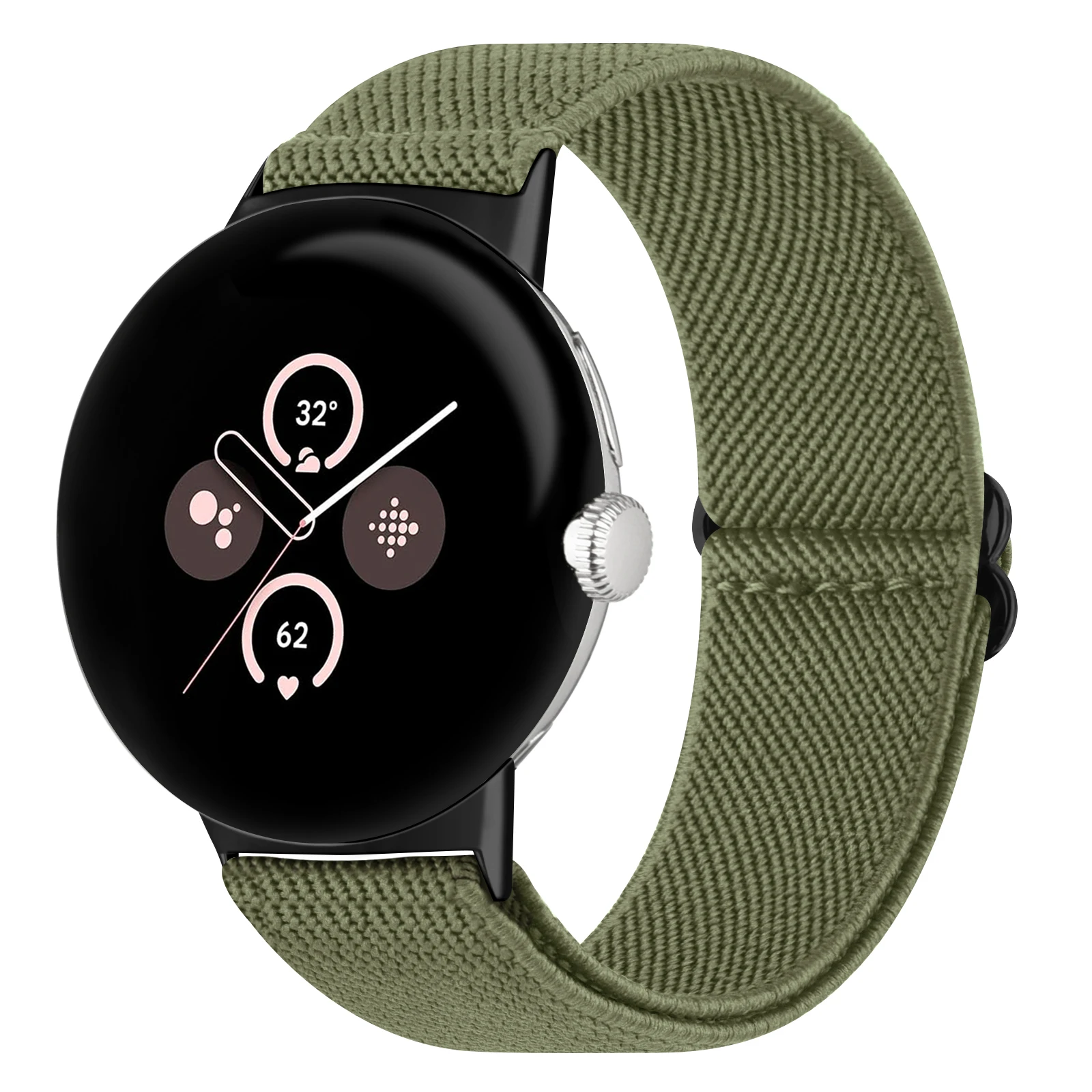 Enhanced Elastic Nylon Watch Strap: Adjustable Replacement Wristband Bracelet
