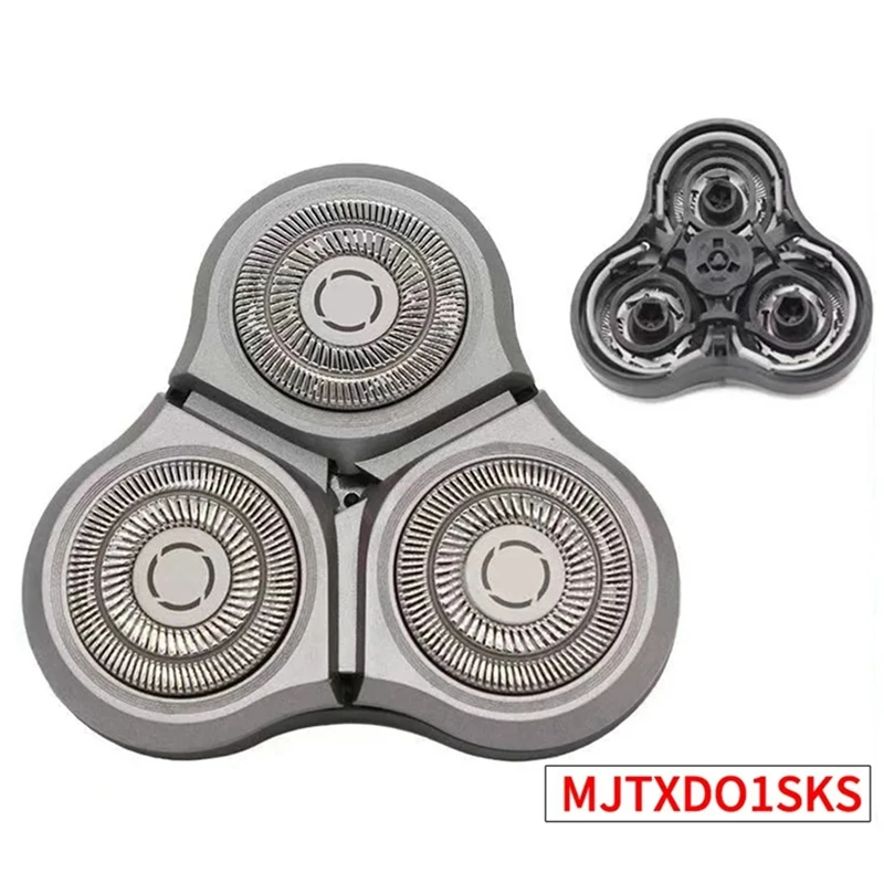 3PCS For Xiaomi Mijia S500C S500 S300 Electric Shaver Head+Brush Replace Shaver Head MJTXD01SKS Cutter Head Replacement 6