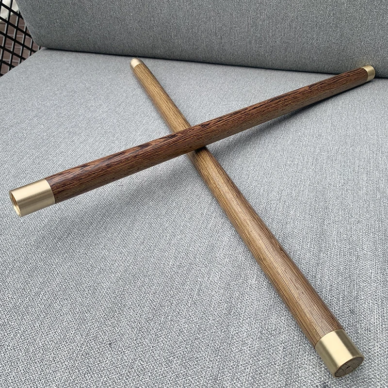 Wenge Hardwood Wushu Sticks Shaolin Sticks 2-Section Qigong Tai Chi Yangshengzhang Taiji