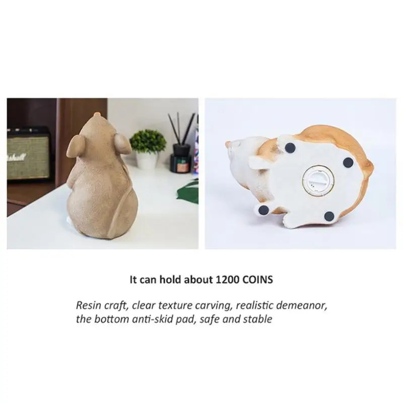 Rabbit Piggy Bank Not Easy To Damage Rabbit Household Products Decorative Ornaments Save Money Resin Ornaments Piggy Bank