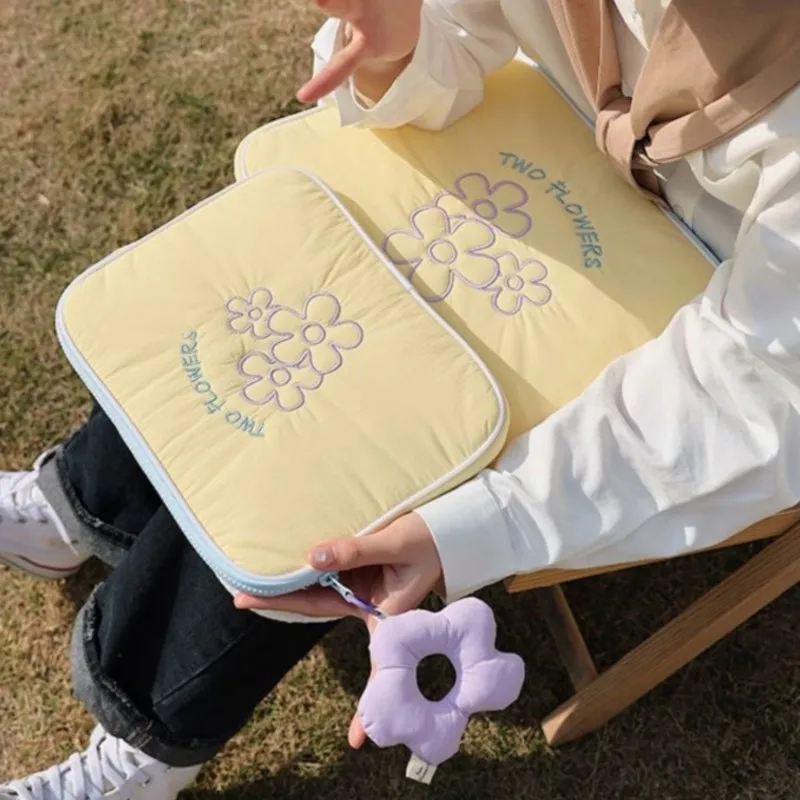 Custodia Per Laptop Floreale Ins Custodia Per Macbook Air Pro 11 13 14 15 Pollici M1 M2 Mac Book Cover Per Ipad Pro 11 12.9 Borsa Per Laptop Donna