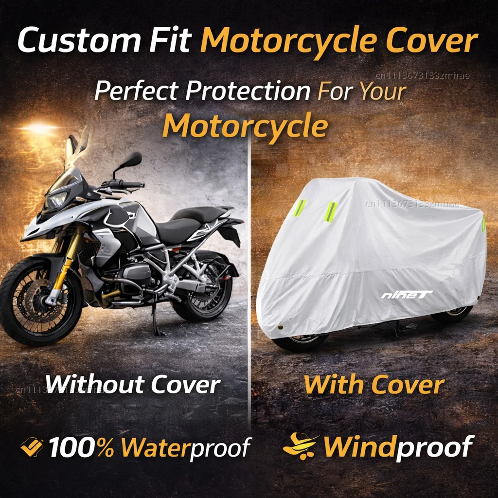 BMW R nineT RnineT Nine T Pure Scrambler Urban G/S 2014-2022 2015 야외 오토바이 커버 방수 비 먼지 태양 커버