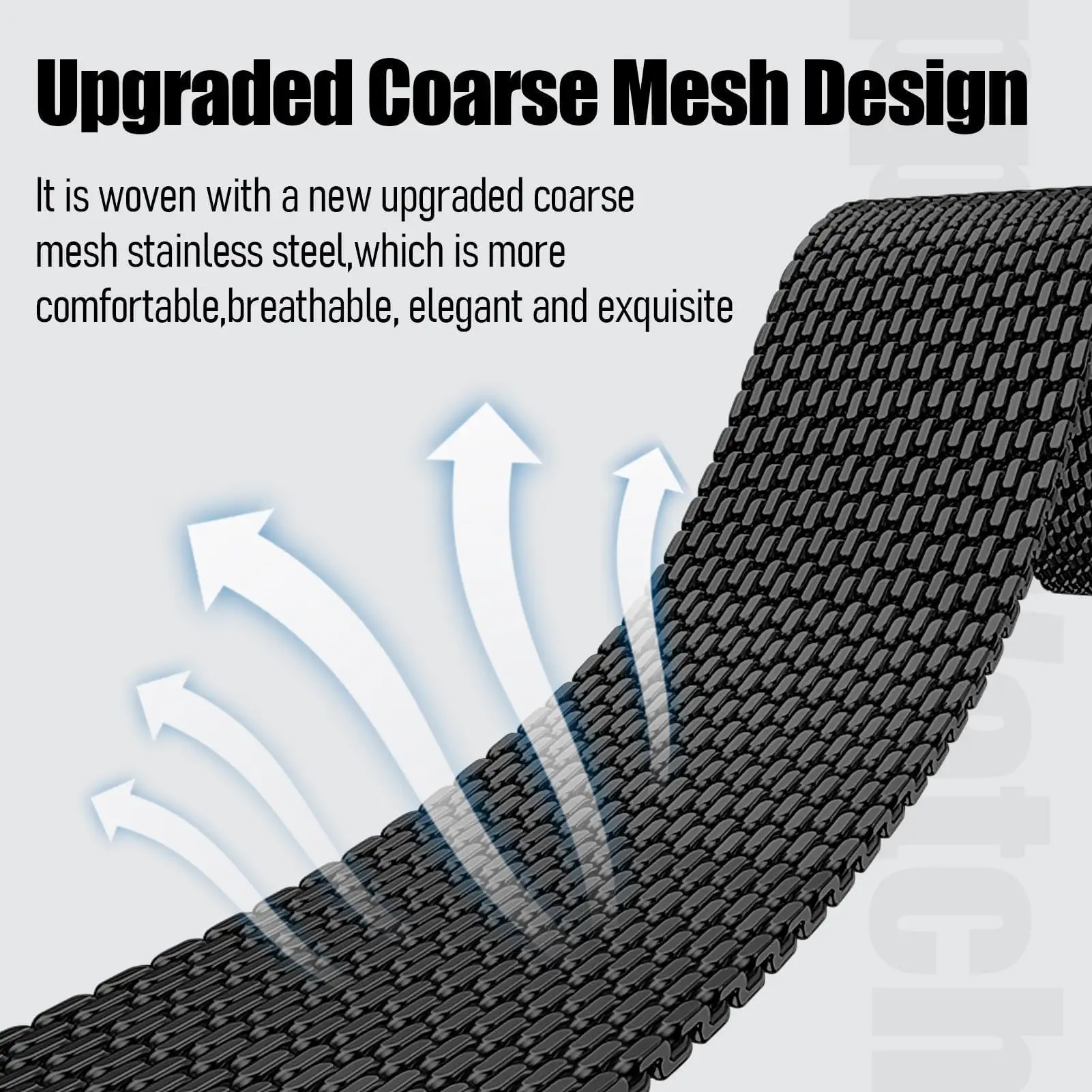 Milanese Loop Bracelet QuickFit Strap - Premium Band for Smartwatches, 26mm/22mm