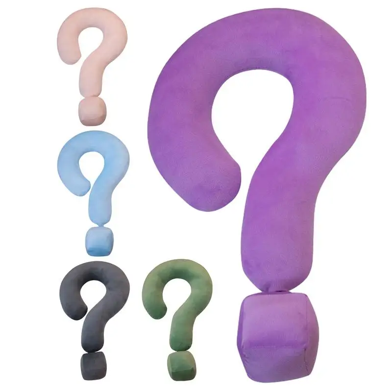 

Travel Neck Pillow Large Question Mark Shaped Neck Support Pillows Portable Airplane Neck Cushions Multifunctional head support
