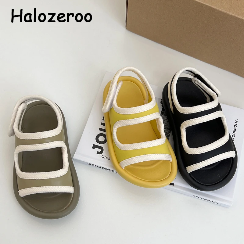 

Kids Beach Sandals Baby Girls Brand Yellow Shoes Children Sport Sandals Boys Fashion Sandalias Toddler Soft Shoes For Summer New