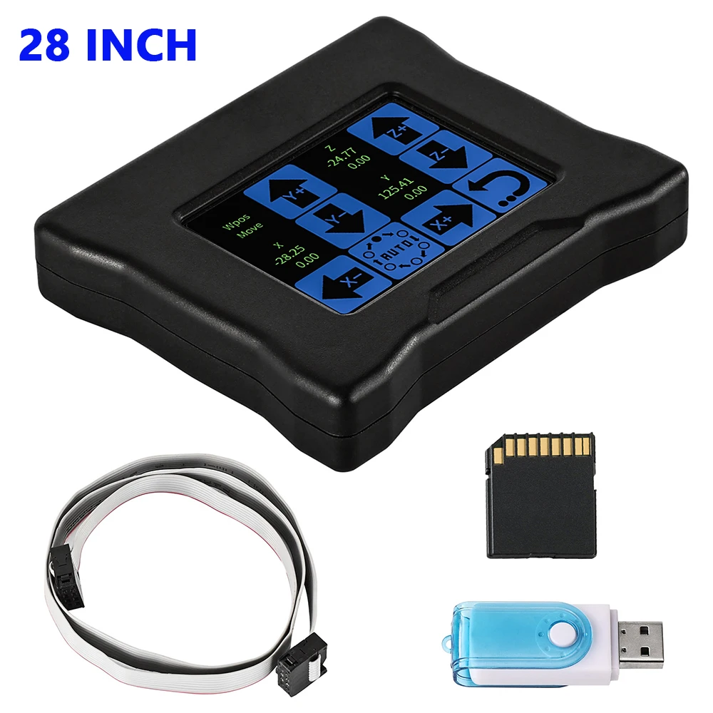 CNC Mini LCD Laser Engraving Machine Offline Controller for 3018 Pro BM/2030 Plus/4540 DIY Laser Engraver 3 Axis GRBL Offline