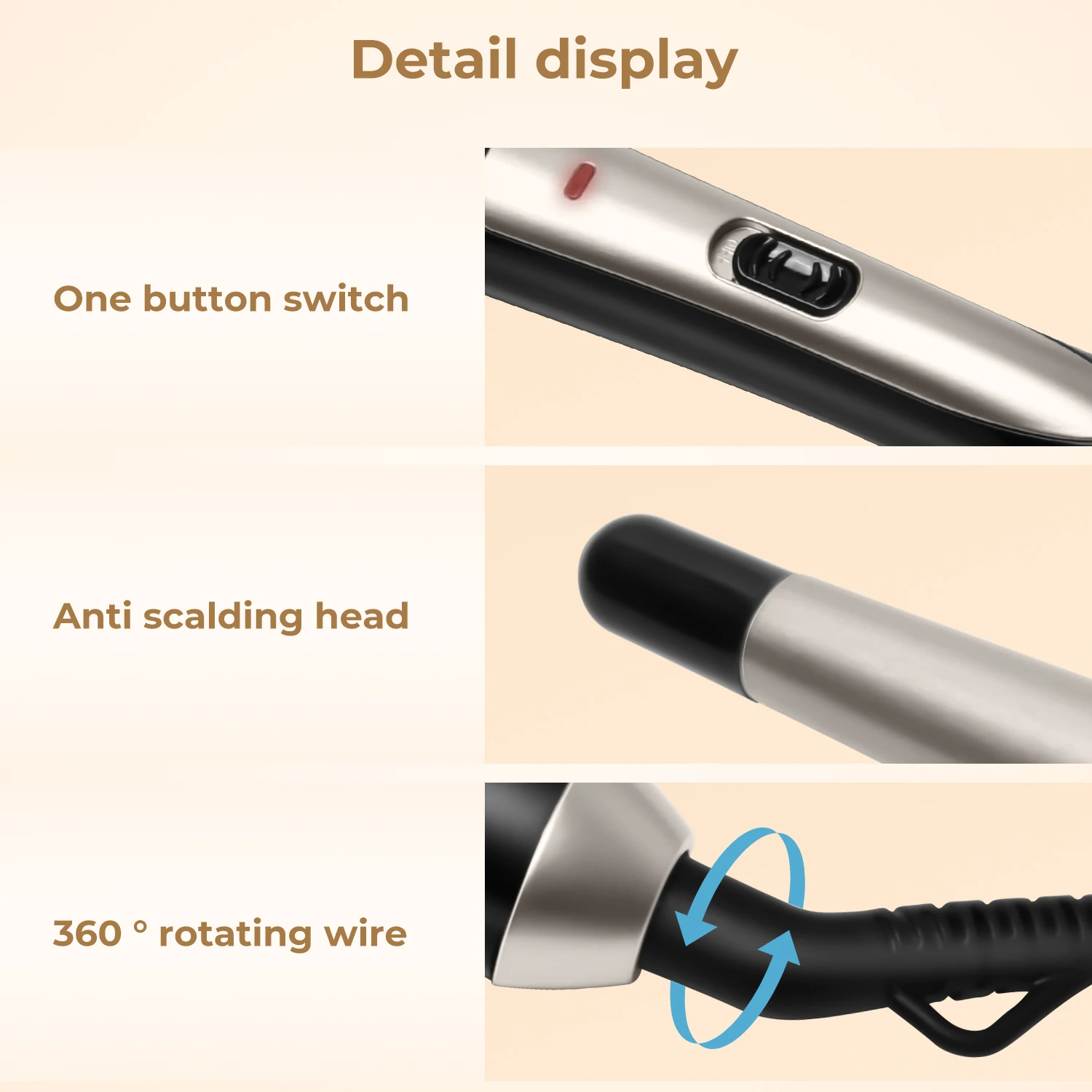 Ceramic Styling Tools professional Hair Curling Iron Hair waver Pear Flower Cone Electric Curler Roller Curling Wand